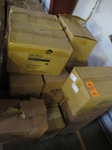 (675) COVERALLS, EXTRA EXTRA LARGE SIZE, BREATHABLE, DISPOSABLE KIND, POLYPROPYLENE, 2-OUNCE, INCINERABLE PAPER MATERIAL, YELLOW COLOR. LOADING & HANDLING FEE $30-4097